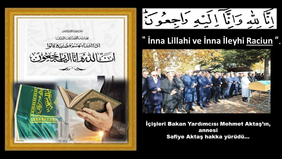 Aktaş Ailesinin Acısını Paylaşıyoruz