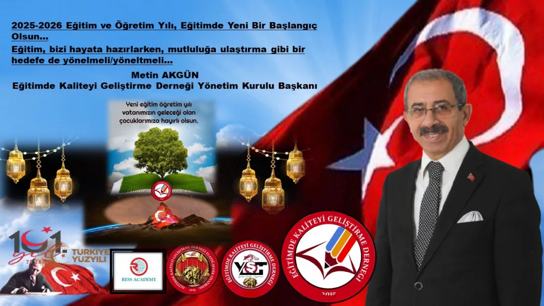 Başkan Akgün; ‘2025-2026 Eğitim ve Öğretim Yılı, Eğitimde Yeni Bir Başlangıç Olsun’