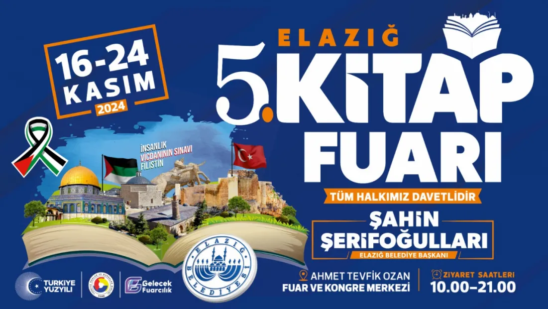 Elazığ Belediyesi Tarafından 5. Kitap Fuarı Düzenlenecek