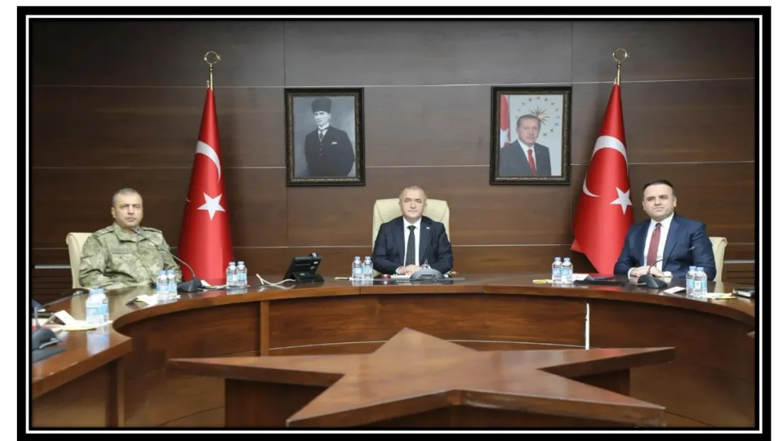 Elazığ’da Güvenlik ve Asayiş Toplantısı