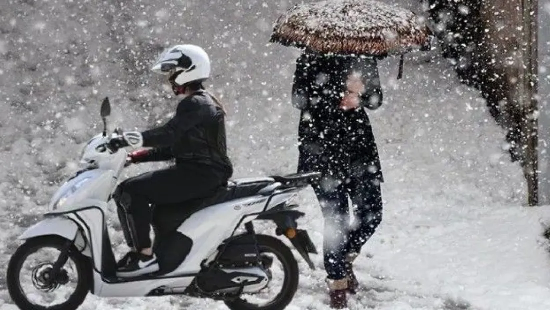 Elazığ’da Yoğun Kar Nedeniyle Motosiklet ve Motokurye Yasağı