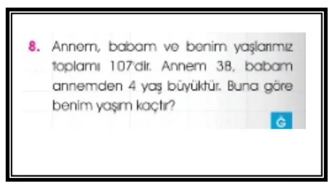 İlkokul Kitabındaki Skandal Yaş Problemi Tepkisi
