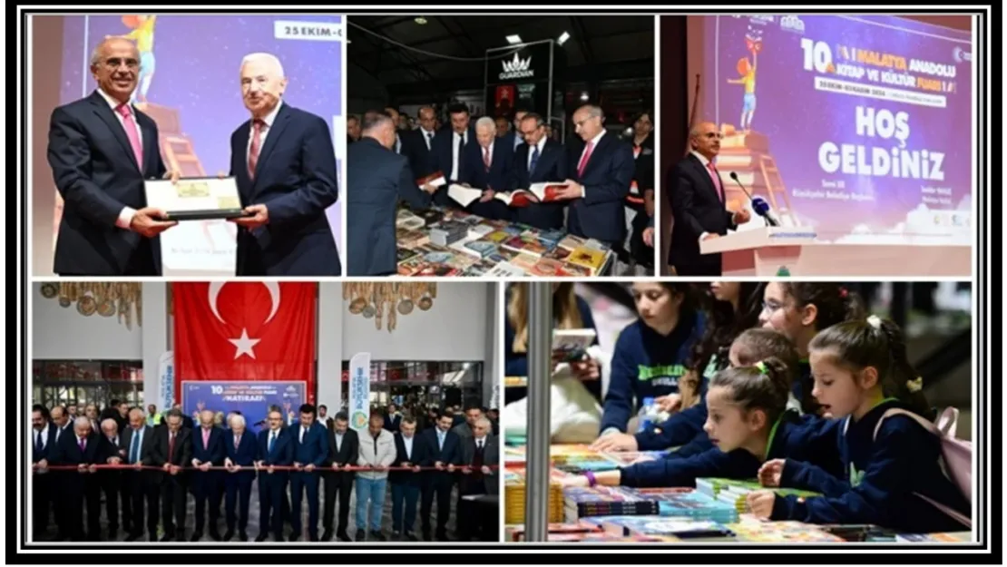 10.  Malatya Anadolu Kitap ve Kültür Fuarı Kitapseverlere Kapılarını Açtı