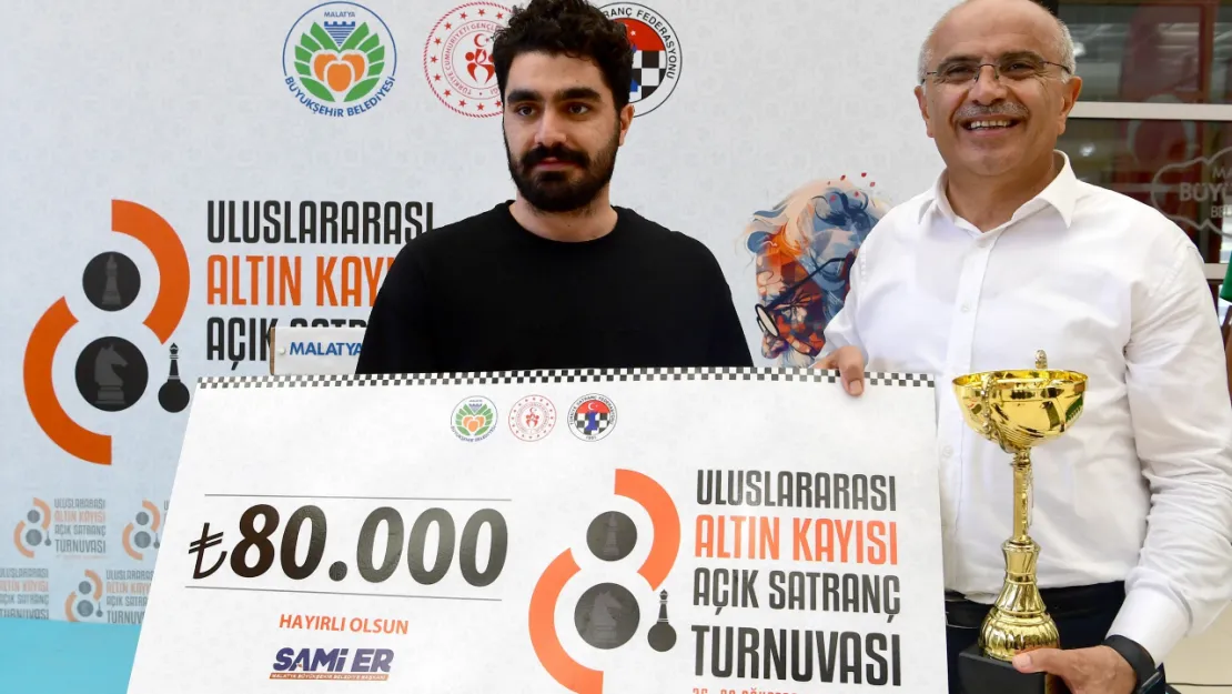 8. Uluslararası Altın Kayısı Satranç Turnuvası Ödül Töreni Yapıldı