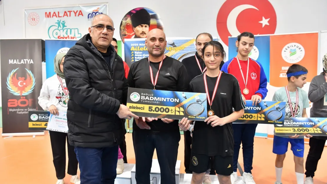 Aileler Arası Badminton Turnuvası Büyük Bir Heyecana Sahne Oldu