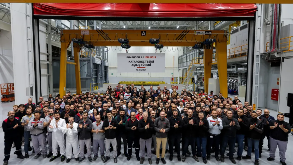 Anadolu Isuzu'nun Full Kataforez Tesisi Açıldı