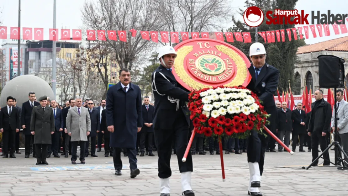 Atatürk'ün Malatya'ya Gelişinin 93. Yılı Töreni Yapıldı