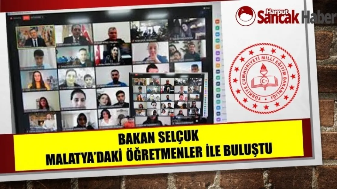 Bakan Selçuk Malatya'daki Öğretmenler İle Buluştu