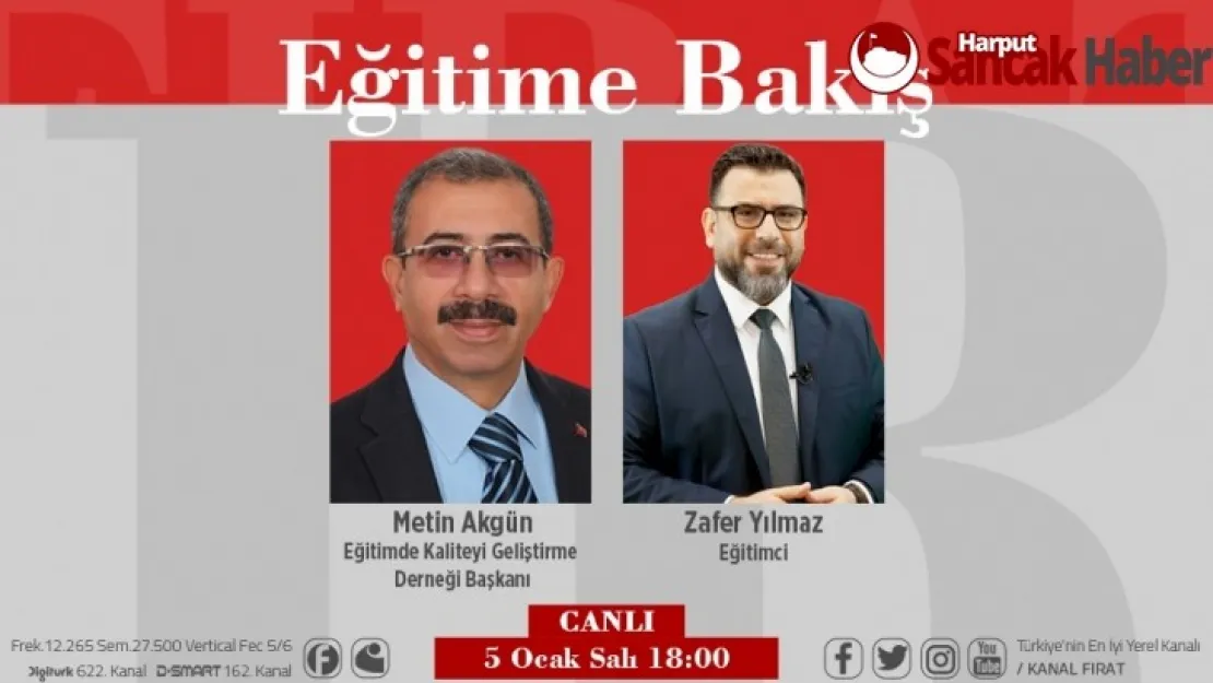 Başkan Akgün, 'Eğitime Bakış' Programında Canlı Yayın Konuğu.