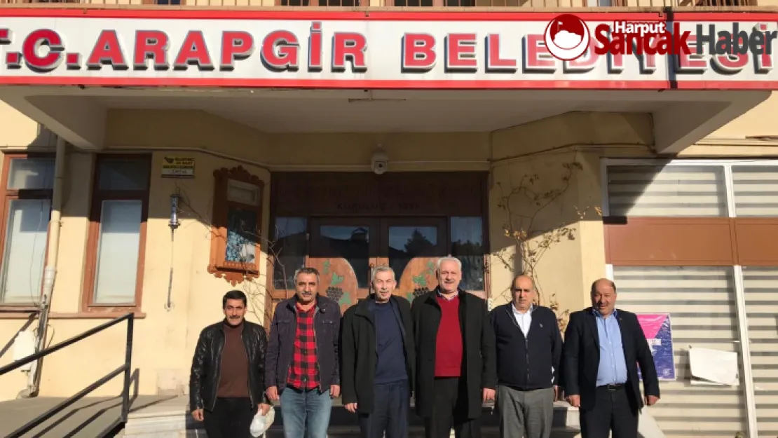 Başkan Karaman, Arapgir Belediye Başkanı Haluk Cömertoğlu'nu ziyaret etti.