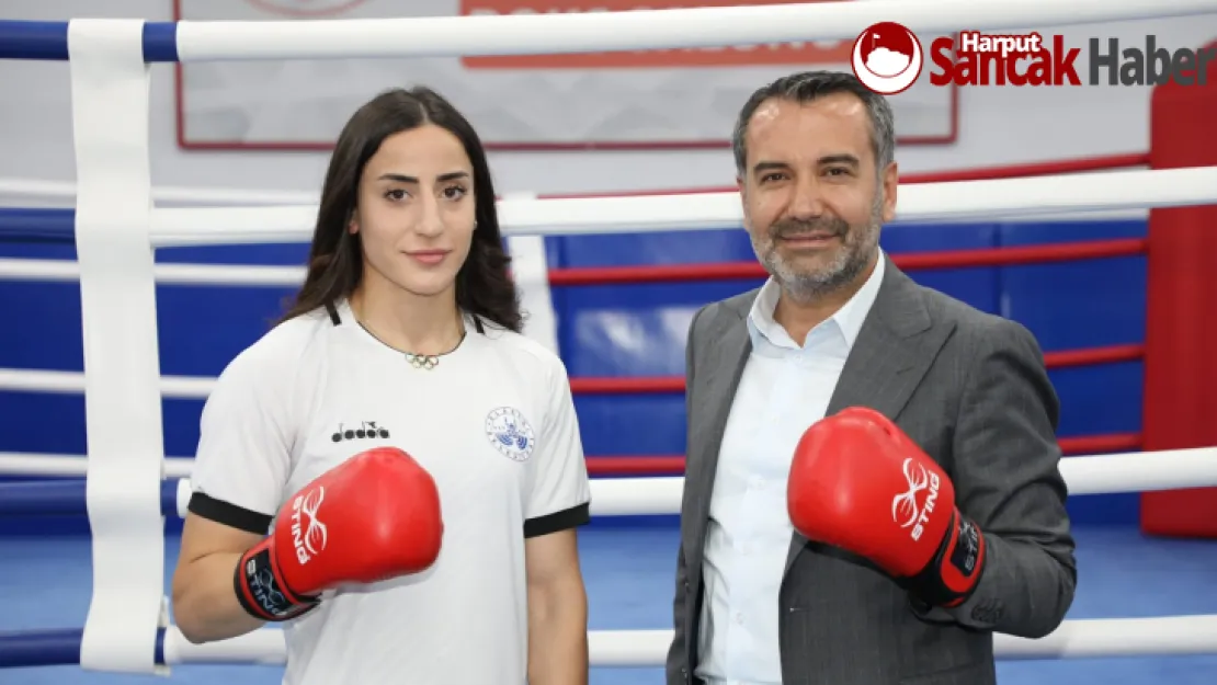 BAŞKAN ŞERİFOĞULLARI, 'ELAZIĞ BELEDİYESPOR KULÜBÜMÜZÜN SPORCUSU GİZEM ÖZER'İN, PARİS'TEN MADALYA İLE DÖNECEĞİNE İNANIYORUZ'