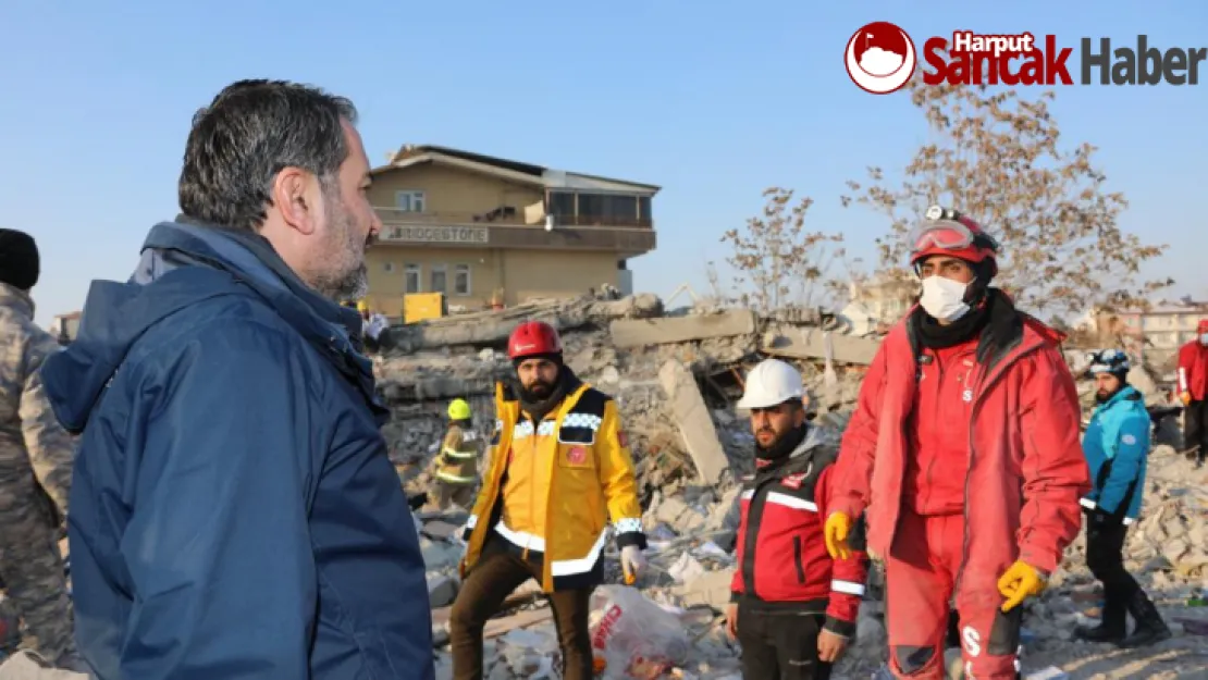 Başkan Şerifoğulları, Malatya'da Deprem Bölgesinde İncelemelerde Bulundu