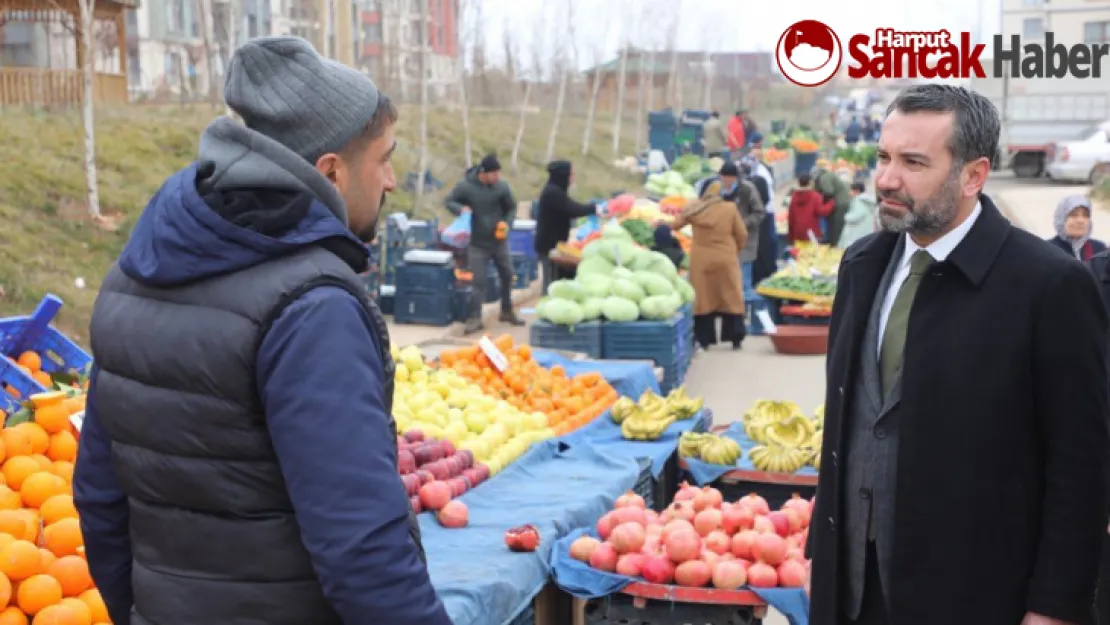 Başkan Şerifoğulları, Pazar Esnafını Ziyaret Etti