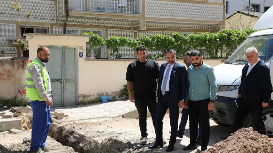 BAŞKAN ŞERİFOĞULLARI, SAHA ÇALIŞMALARINI ARALIKSIZ SÜRDÜRÜYOR