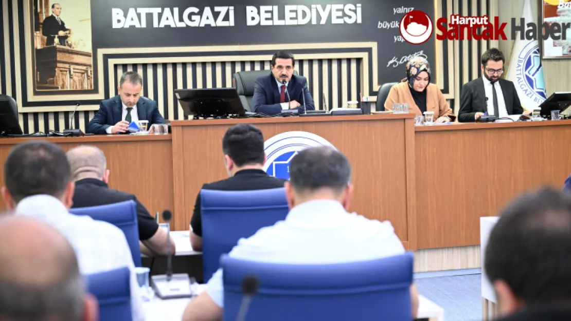 Battalgazi Belediyesi Haziran Ayı Olağan Toplantısını Tamamladı