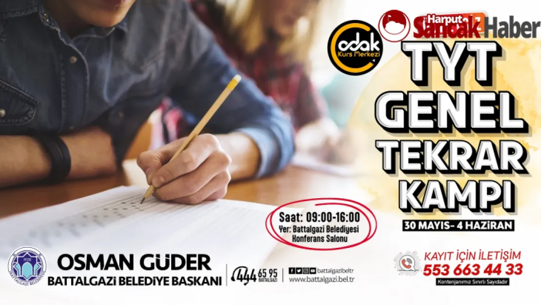 Battalgazi Belediyesi'nden Depremzede Öğrencilere Sınav Desteği