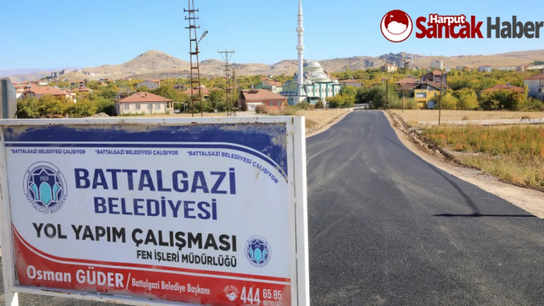 Battalgazi Belediyesi'nden Vaizpınarı Caddesine Sıcak Asfalt