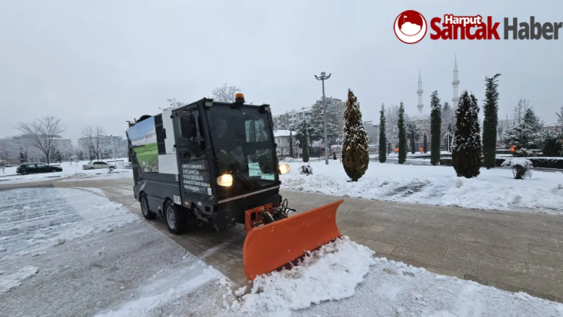 Battalgazi Belediyesi'nin Karla Mücadele Çalışmaları Başladı