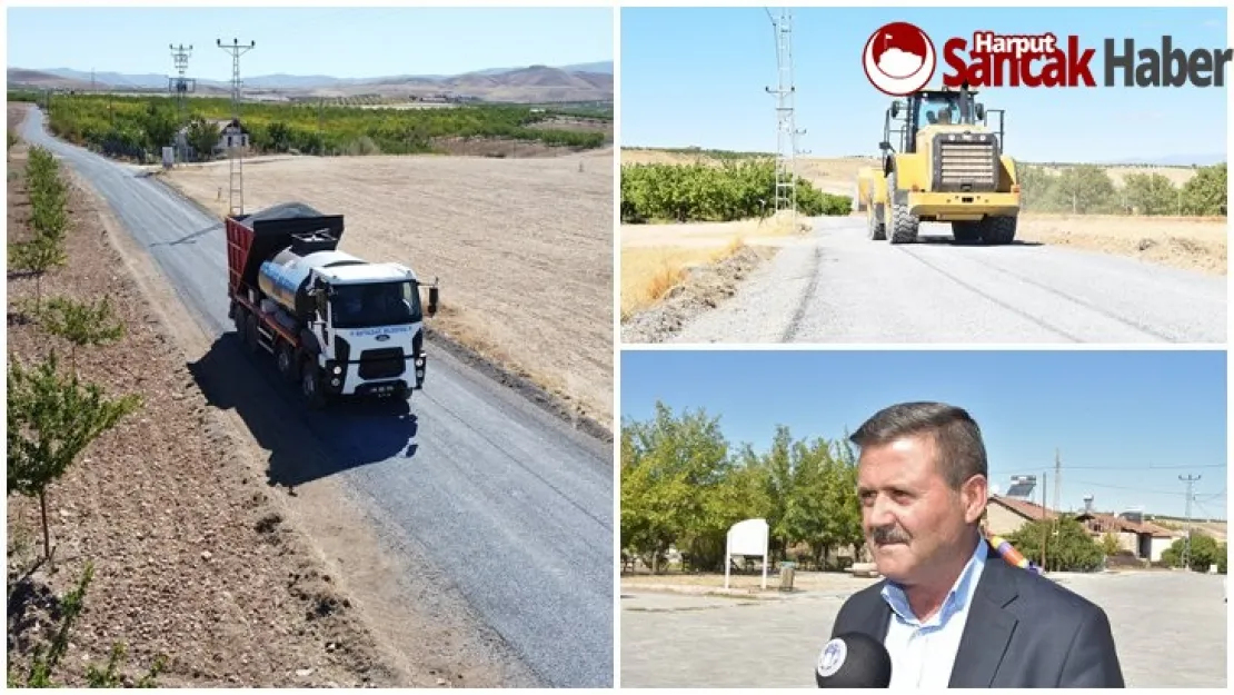 Battalgazi'deki Kırsalda Asfaltsız Yol Kalmıyor