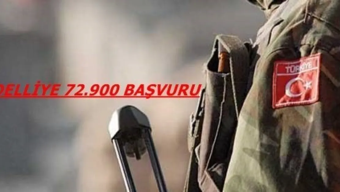 Bedelliye ,72 bin 900 kişi başvurdu