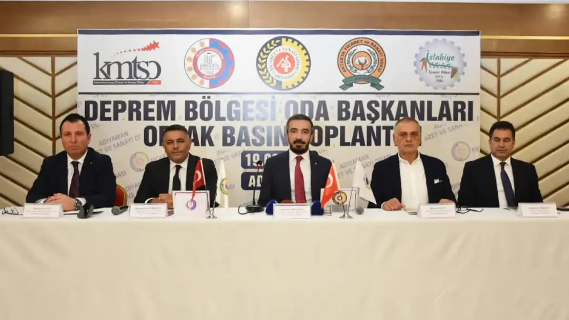 Deprem Felaketinden Etkilenen İllerden Ortak Çağrı