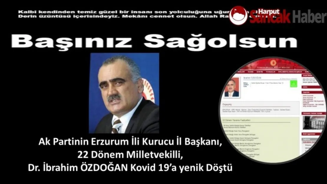 Dr. İbrahim Özdoğan, Kovid-19 virüsüne yenik düştü.