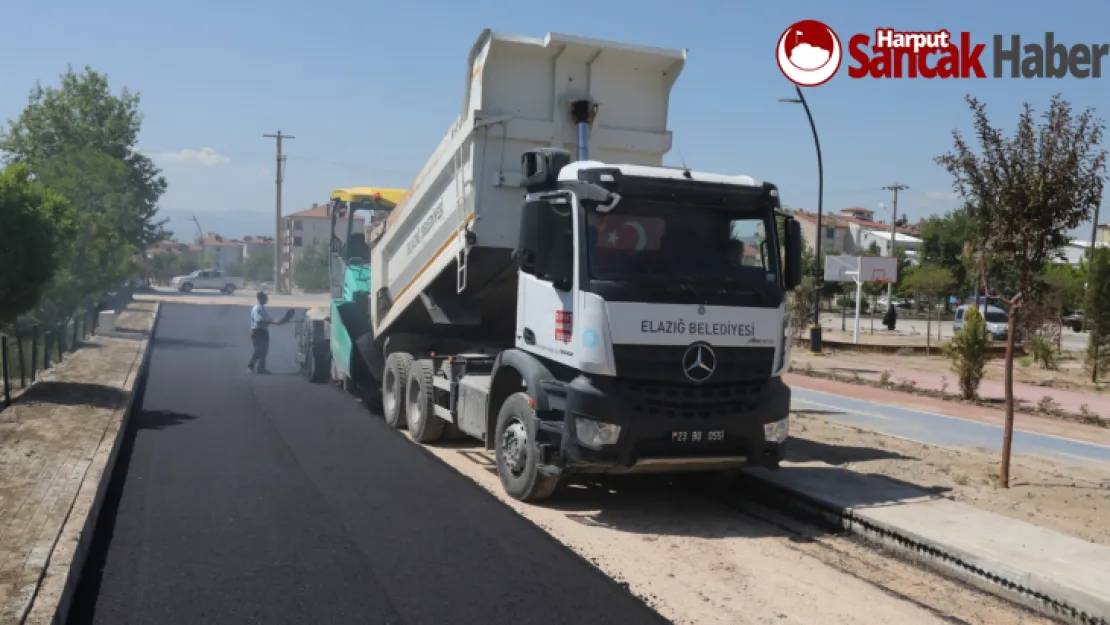 Elazığ Belediyesi Asfalt Çalışmalarını Sürdürüyor