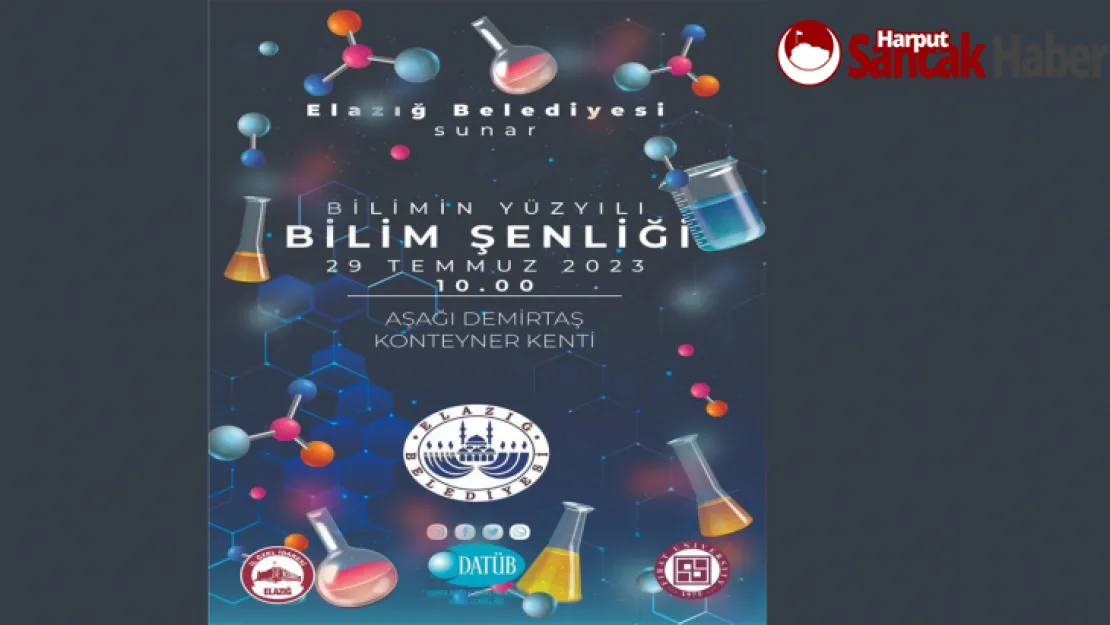 'Elazığ Belediyesi Bilimin Yüzyılı Bilim Şenliği' İçin Geri Sayım Başladı