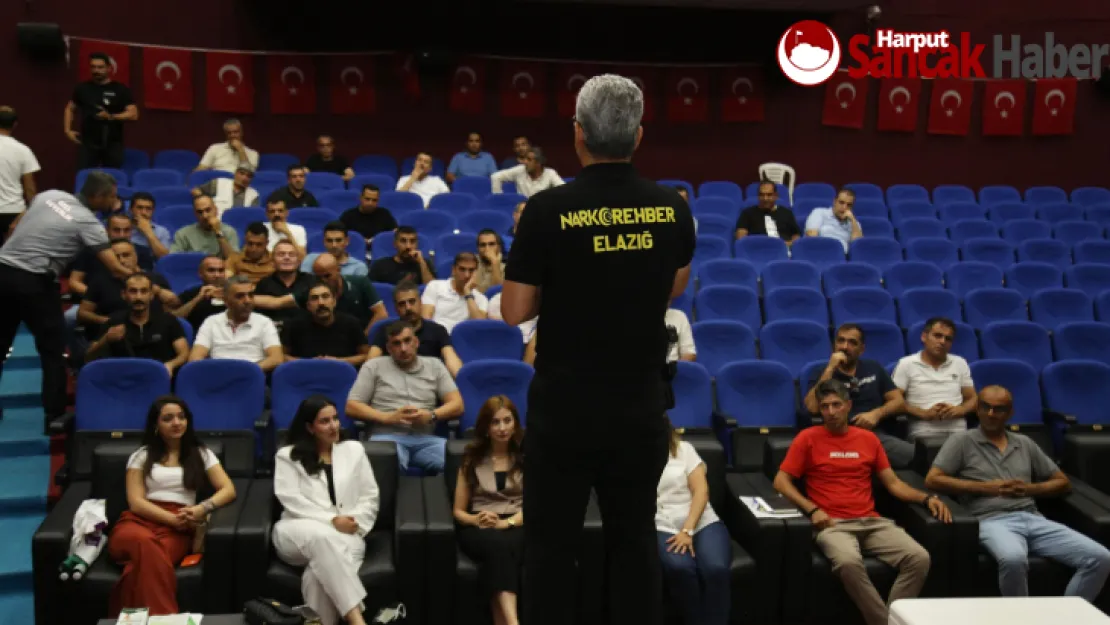 Elazığ Belediyesi Çalışanlarına Narko Rehber Semineri Verildi