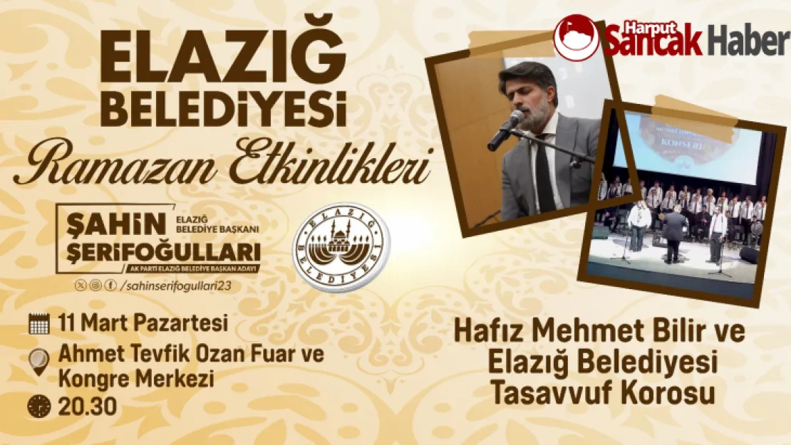 Elazığ Belediyesi Geleneksel Ramazan Etkinlikleri Başlıyor