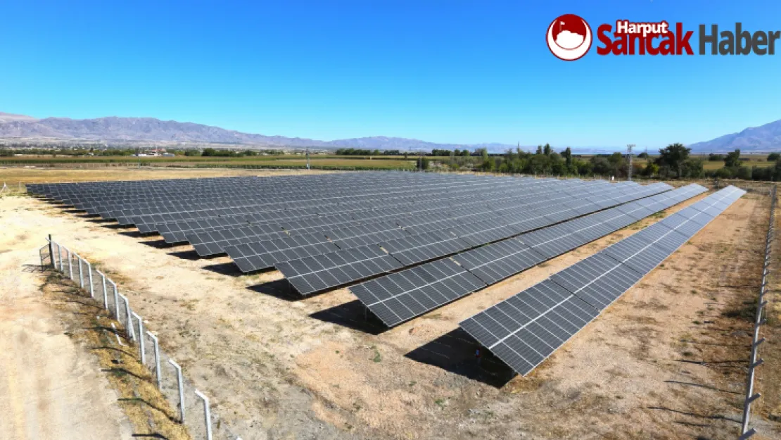 Elazığ Belediyesi Güneş Enerji Santrali Elektrik Üretmeye Başladı