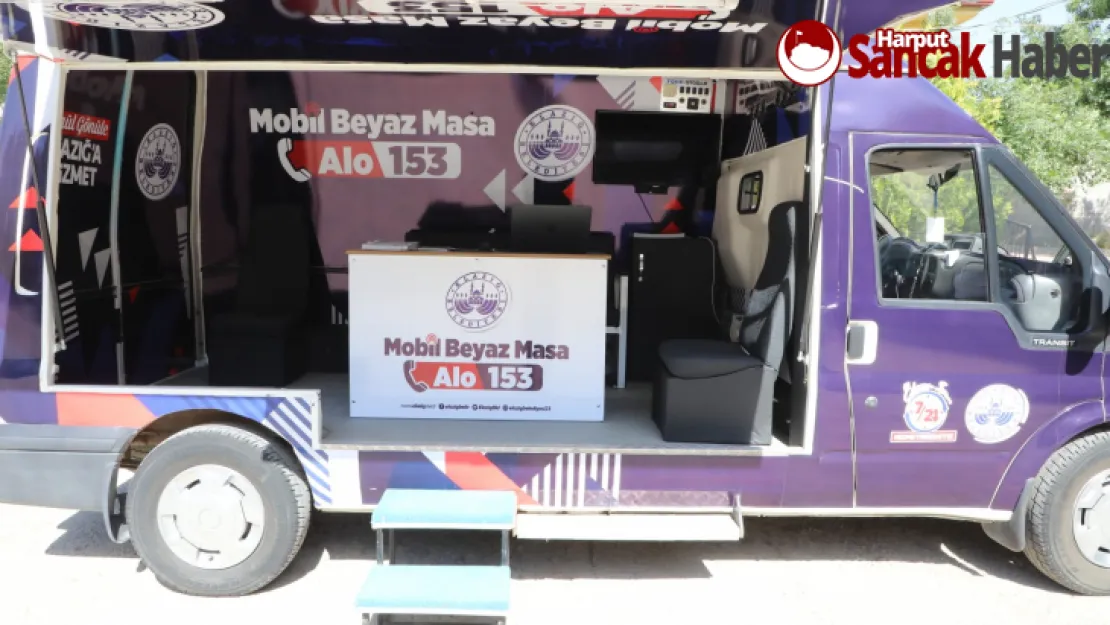 Elazığ Belediyesi Mobil Beyaz Masa Fevzi Çakmak ve Kültür Mahallelerinde