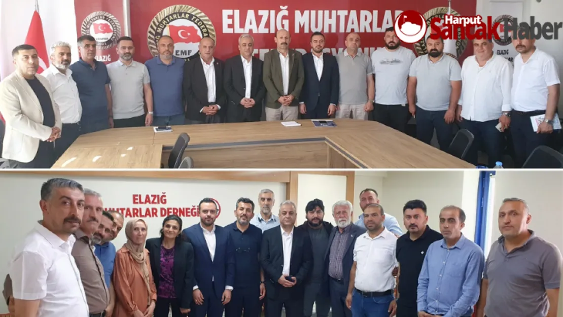 ELAZIĞ BELEDİYESİ MUHTARLARLA YENİ DÖNEMDE DE ÖNEMLİ FAALİYETLER GERÇEKLEŞTİRECEK