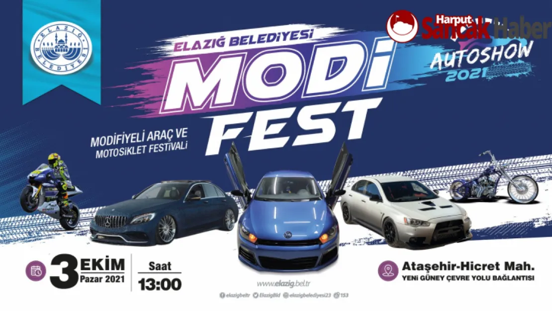 Elazığ Belediyesi'nden Modifiye Araç ve Motosiklet Festivali