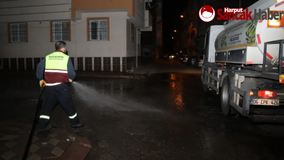 Elazığ Belediyesi'nden Şehir Genelinde Kapsamlı Temizlik