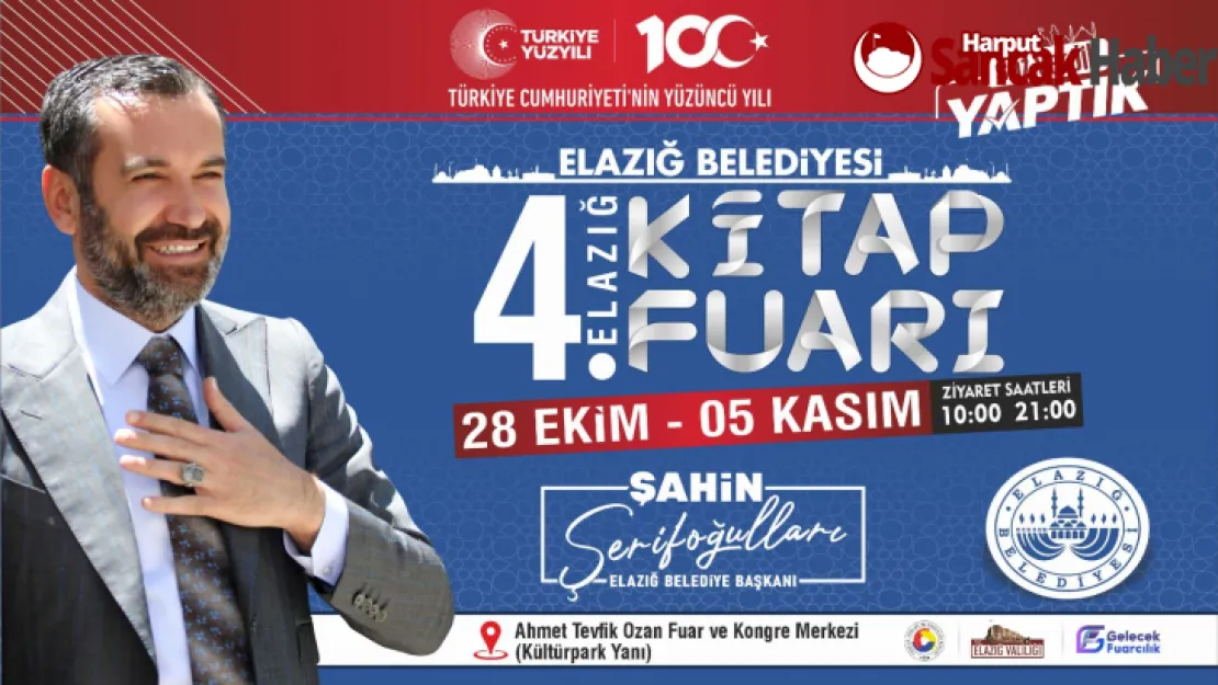 ELAZIĞ BELEDİYESİ TARAFINDAN 4. KİTAP FUARI DÜZENLENECEK