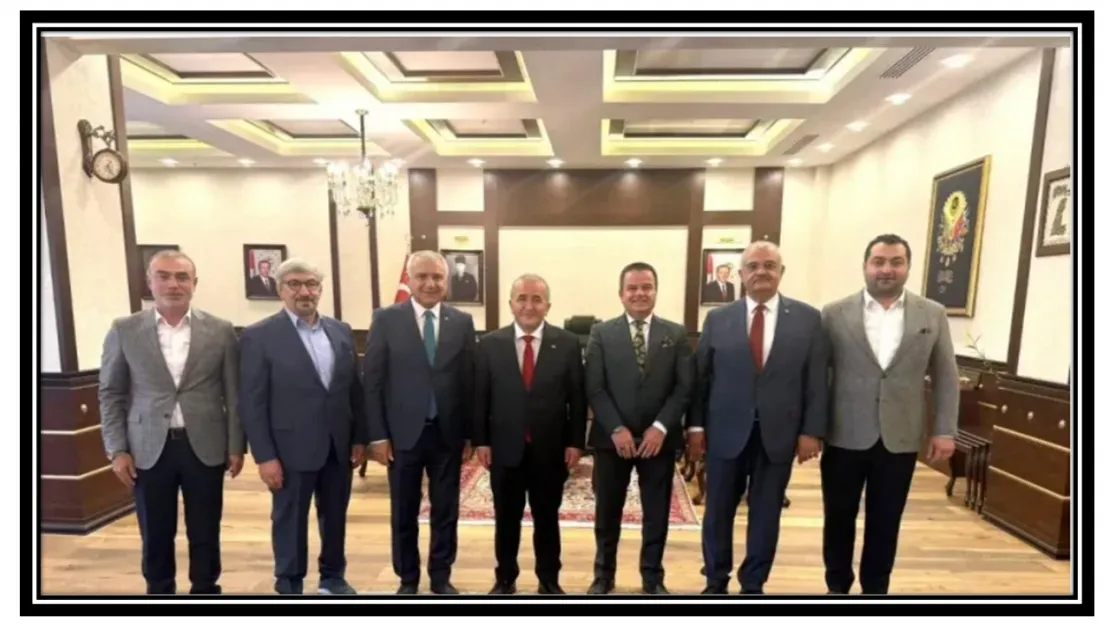 Elazığ'da Kent Konseyleri Birliği Heyetinden Vali ve Başkan'a Ziyaret
