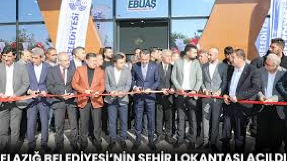 Elazığ'da Şehir Lokantası Açıldı