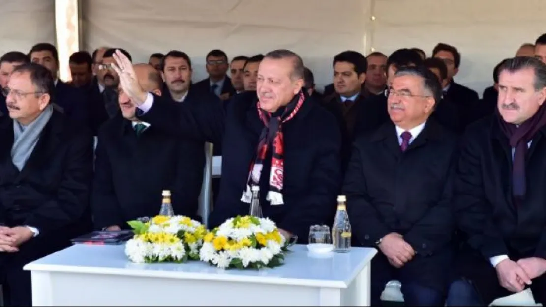 Cumhurbaşkanı Erdoğan ve Bakan Yılmaz, Sivasta toplu açılışına katıldı