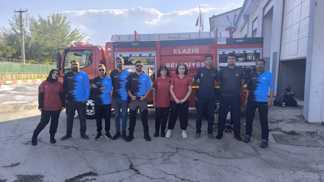 Elazığ İtfaiyesi'nden Tamgakut'a Yangın Eğitimi