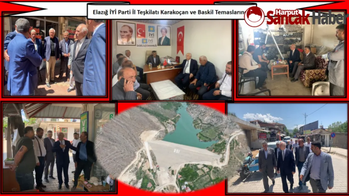 Elazığ İYİ Parti İl Teşkilatı Karakoçan ve Baskil Temaslarında