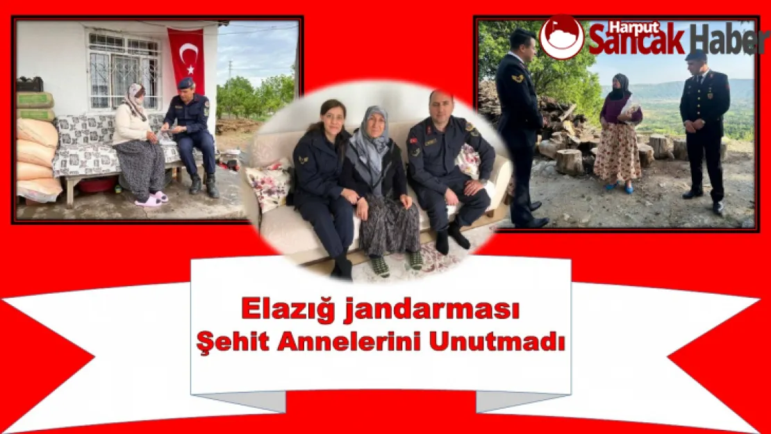 Elazığ jandarması Şehit Annelerini Unutmadı