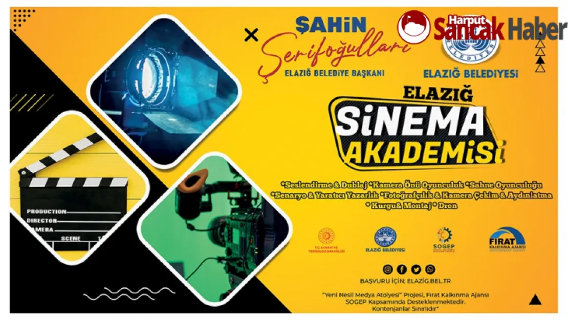 Elazığ Sinema Akademisi Yeni Yüzlerini Arıyor