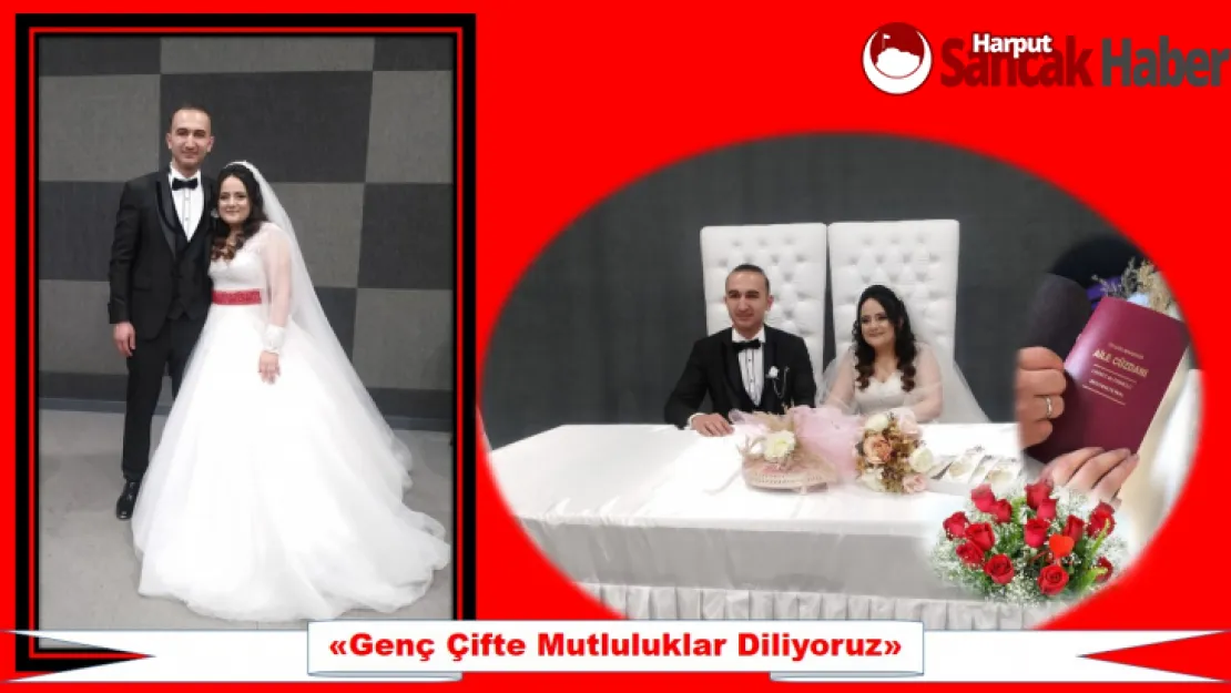 Genç Çifte Mutluluklar Diliyoruz