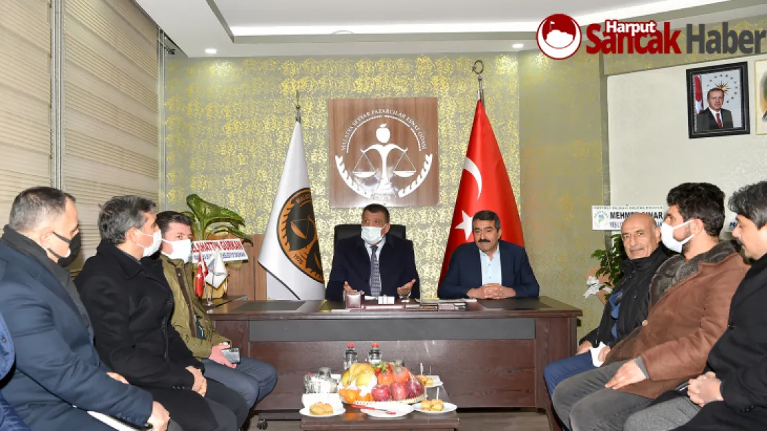 Gürkan Seyyar Pazarcılar Esnaf Odasını Ziyaret Etti