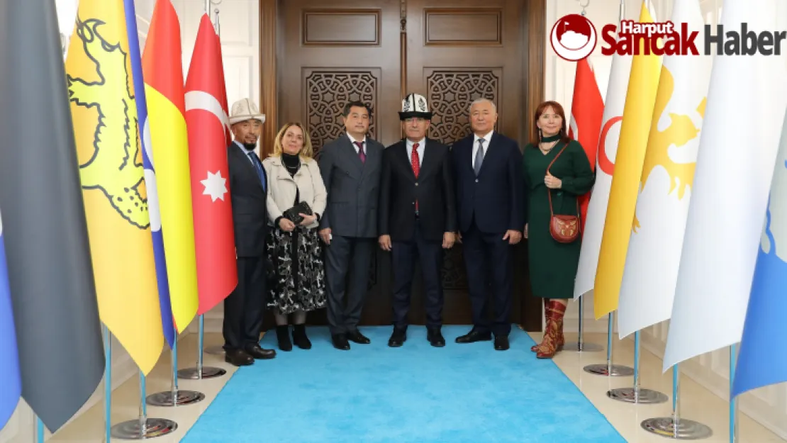 Kırgızistan Heyetinden Başkan Güder'e Kardeşlik Ziyareti