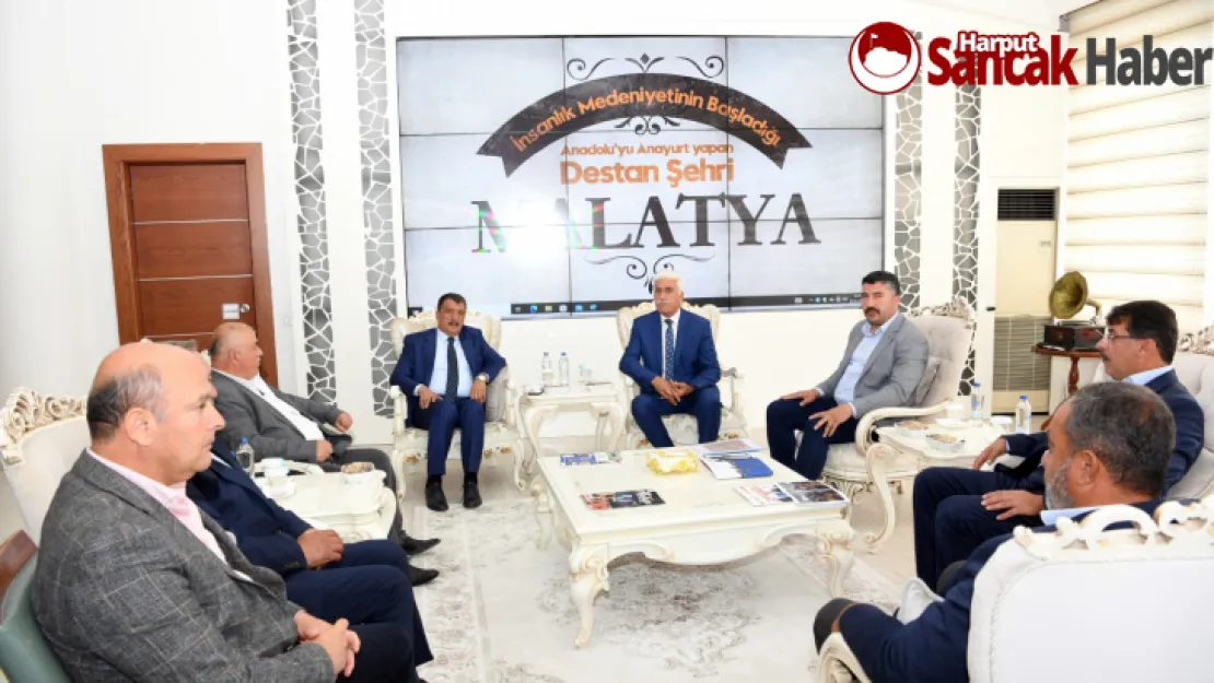 Malatya Ziraat Odaları, Başkan Gürkan'ı Ziyaret Etti