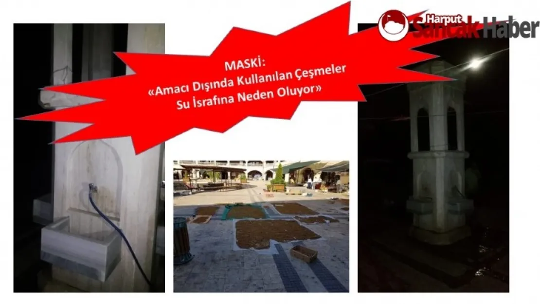 Maski'den Su Çeşmeleri Açıklaması