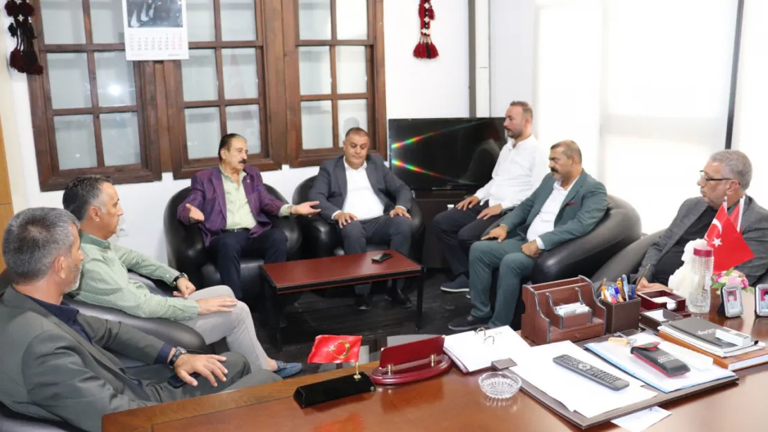 MHP İl Başkanı Gök'ten MESOB Başkanı Keskin'e ziyaret