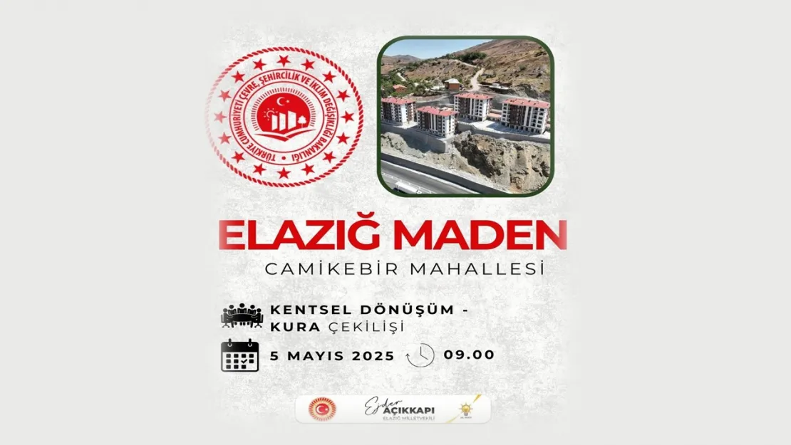 Milletvekili Açıkkapı 'Maden İlçesi'nde Söz Verdiğimiz Gibi Çalışıyoruz'